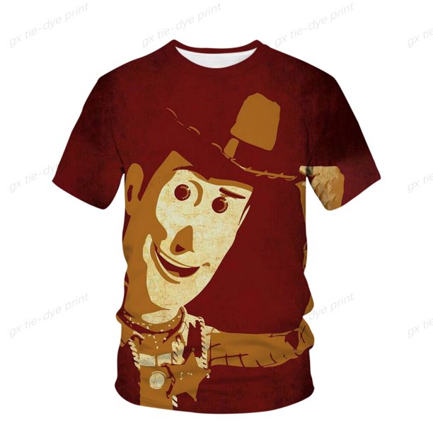 Camisetas con estampado 3D de Disney para niños y niñas, la última historia de juguetes de verano, ropa para niños, camisetas con estilo para adolescentes 100 zhangmengya CONDUJO