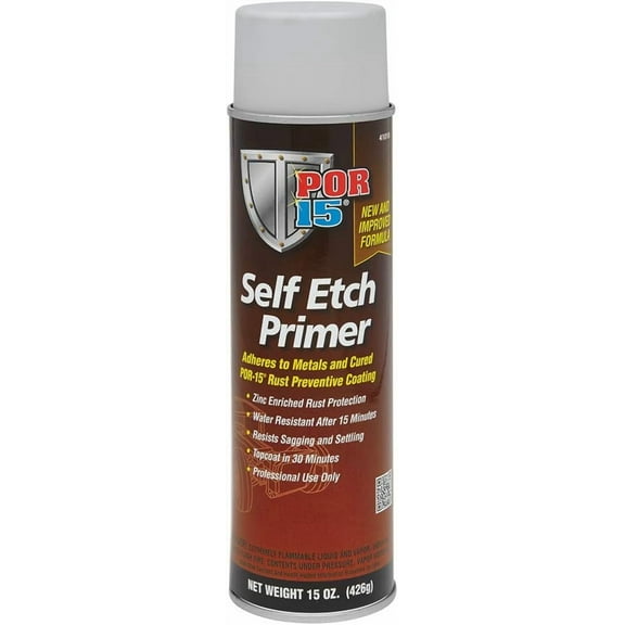 ONKER Self Etch Primer Spray, Adheres to Metal and Painted Surfaces, Gray, 15 Fluid Ounces