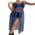 thumbnail image 4 of Robe d'Été Transparente en Maille pour Femmes, Robe de Plage Sans Manches, Couverture de Bikini, Tenue de Plage, 4 of 6