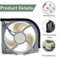 thumbnail image 5 of DA97-15765A DA31-00340A Refrigerator Condenser Fan Motor Assembly DA97-12842A, DA31-00278C DC 12V-M, 5 of 5