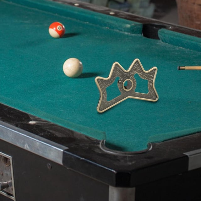 Billar Cue Bridge Head Snooker Stand Profesional Mesa extraíble Varilla Soporte Revestimiento de metal Durable Billar Resto Accesorio , bronce DYNWAVEMX Cabeza de puente de taco de billar