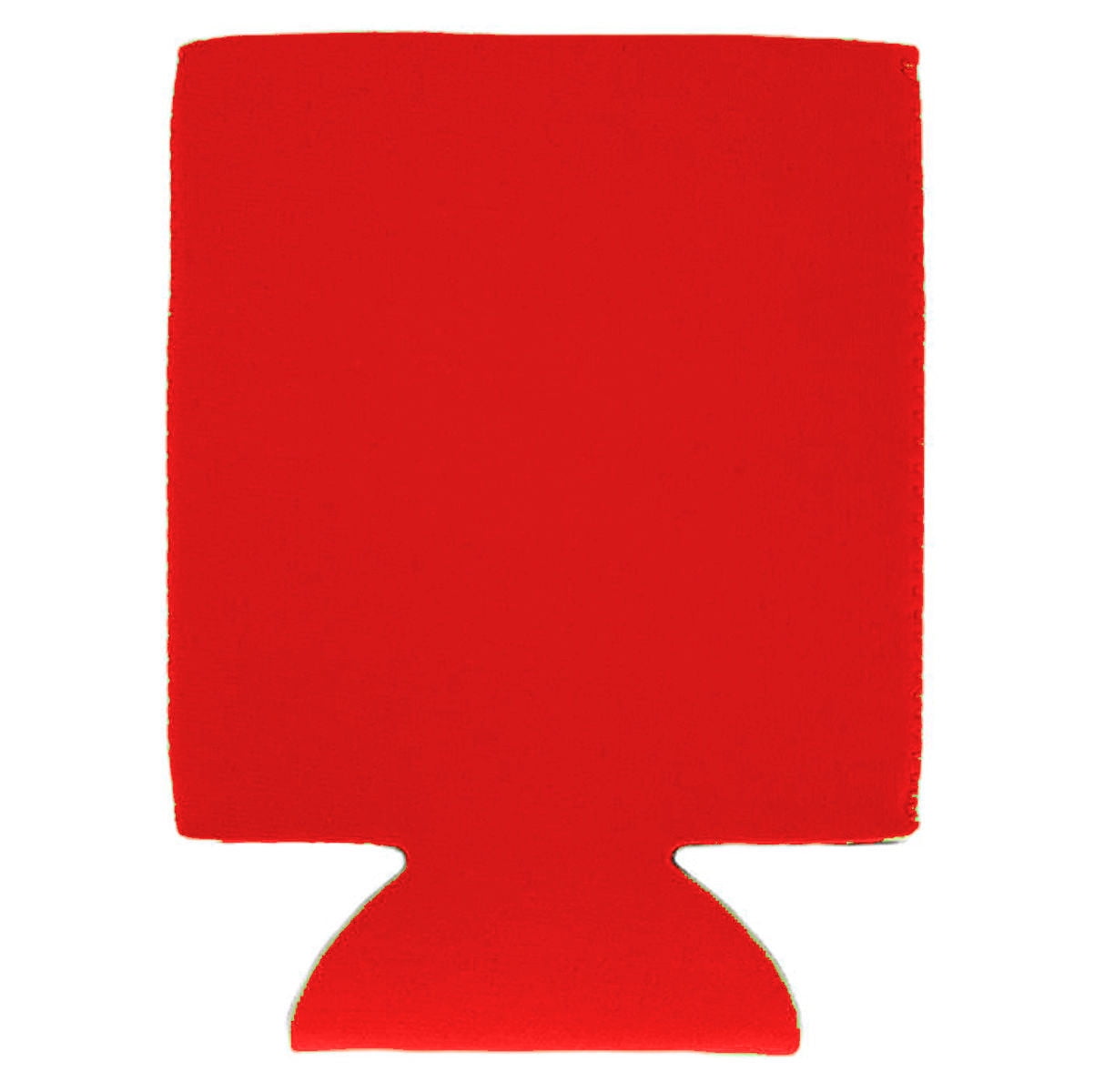 Blank Neoprene Collapsible Can Coolie (2 Pack, Bright Orange)