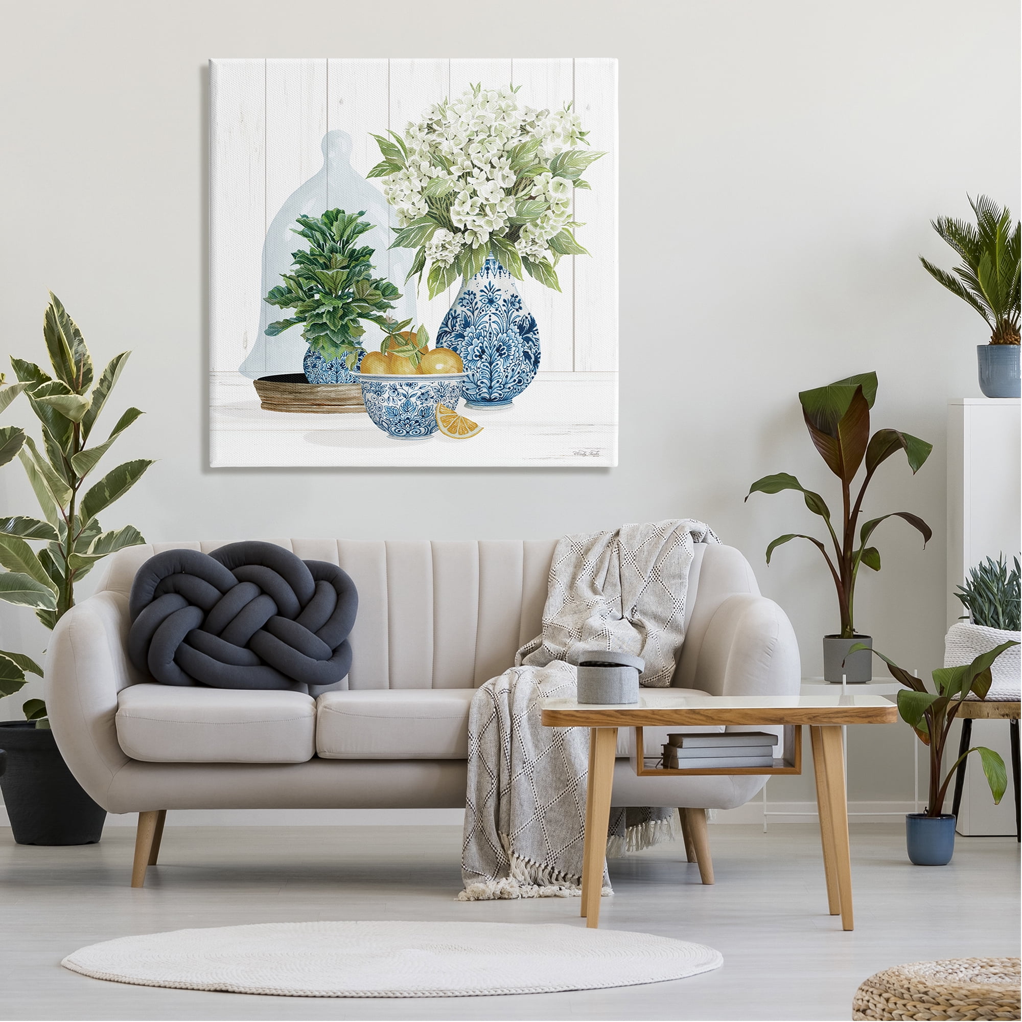 Stupell Country Botanicals Citrus Arrangement Botanical & Floral Painting Gallery Wrapped Canvas Print Wall Art