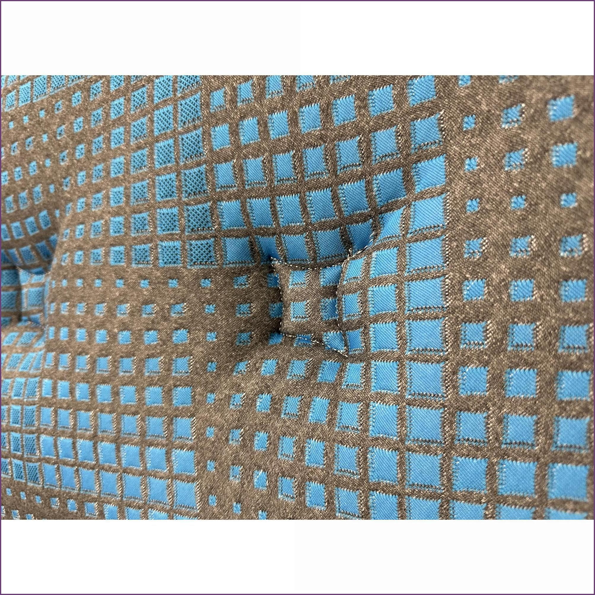 Mattresses, Restonic 12” Plush Hybrid Euro Top Mattress, California King | Foam | Slate Gray+Sky Blue