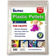 Roly Poly Plastic Pellets (10 lb Bag) for Weighted Blankets and Crafts