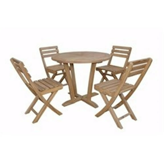 Anderson Teak Descanso Alabama 5-Pieces Bistro Set