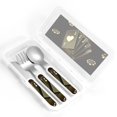 thumbnail image 4 of Salouo Casino Cards 1 Pattern 3 Pieces Toddler Utensils, Kids Silverware Set Stainless Steel Utensils for Kids Children Safe Spoons Forks & Knife Dishwasher Safe, 4 of 8