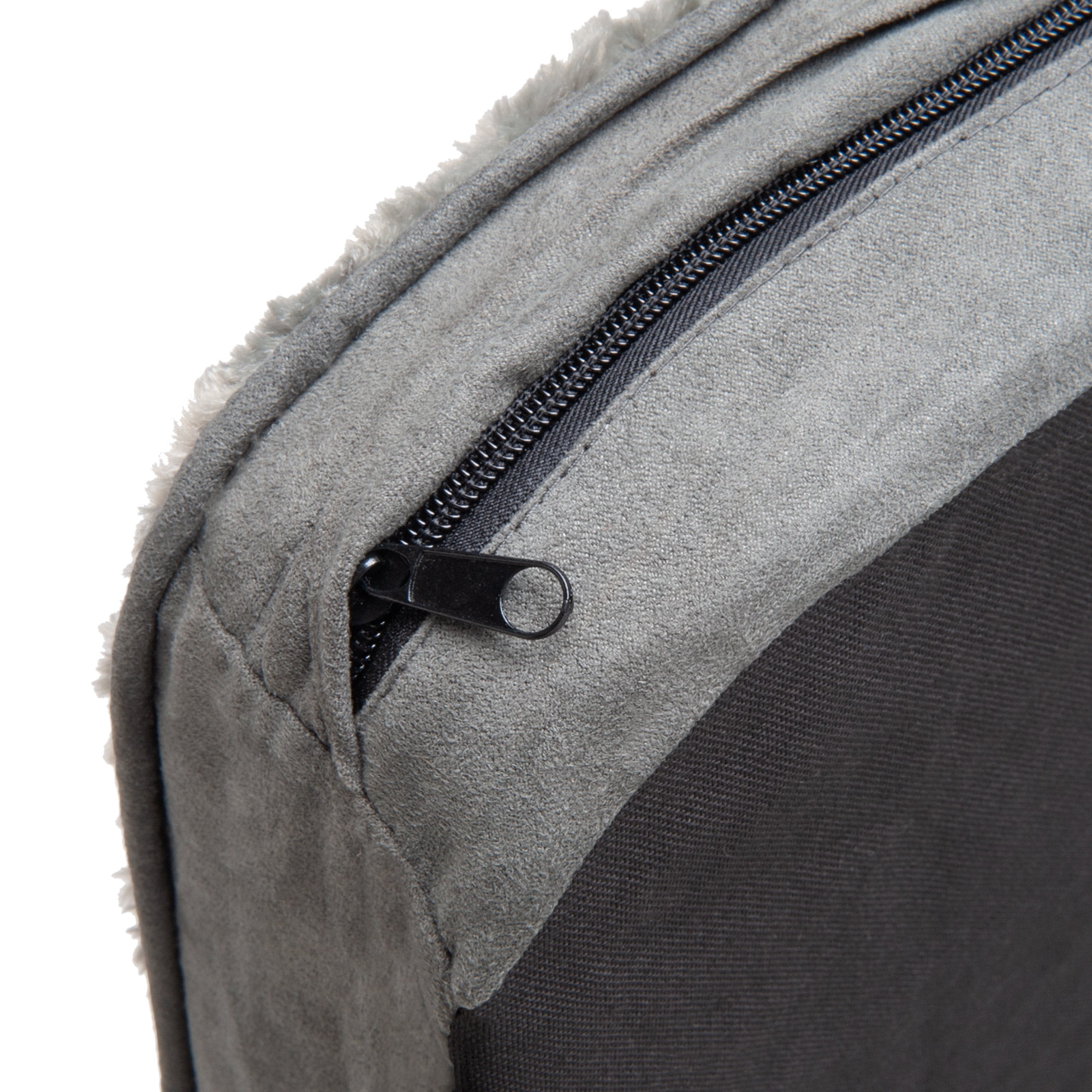 Furhaven, Ultra Plush Deluxe Orthopedic Dog Bed, Medium, Gray, 1 Count