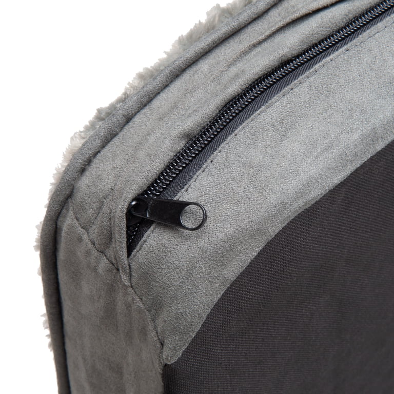 Furhaven Ultra Plush Orthopedic Dog Bed, Medium, Gray photo 2