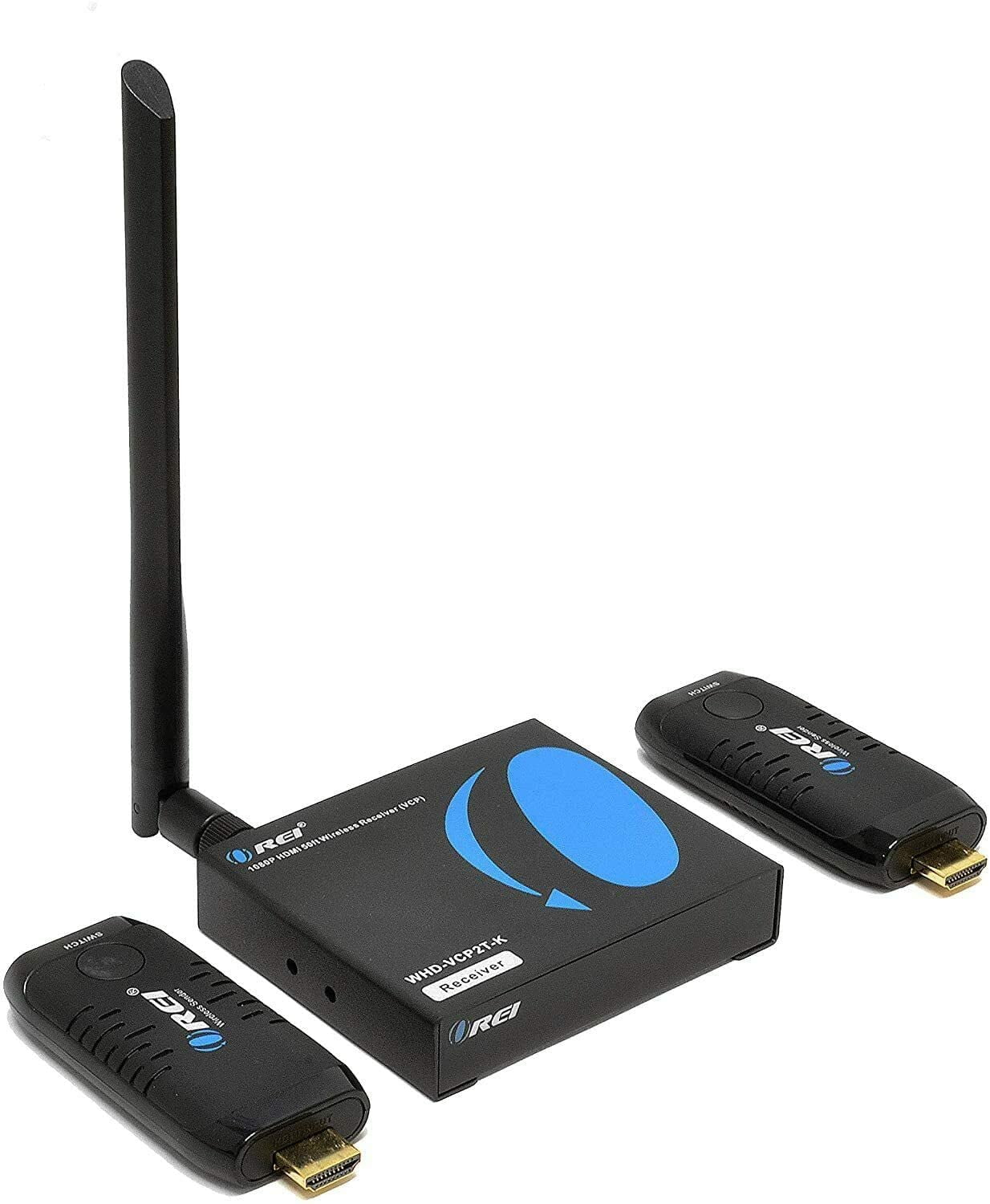 OREI Wireless HDMI Extender Transmitter & Receiver Dongle 2x1 1080P Kit By OREI
