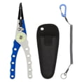 thumbnail image 1 of Alicates de pesca de aluminio, removedor de anzuelos, herramienta de pesca multifuncional de anillo abierto, 1 of 8