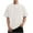 White, variant on WRKEKC Workout Shirts for Men Solid Color Casual Stretch Slim Fit Short Sleeve Crew Neck Shirt Flexible Activewear for Gym Training Fitness