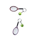 thumbnail image 1 of Llavero de Mini Raqueta de Tenis y de Llavero para de Deporte Púrpura + Rojo, 1 of 9