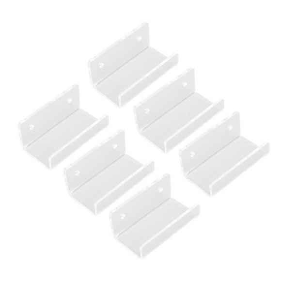 Clear Acrylic Record Shelf, Multi Functional Wall Mount Vinyl Record Shelf Protect Collectibles For Living Room