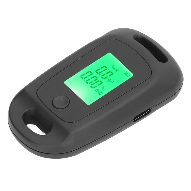 Llavero Alcoholímetro Detector de Alcohol Ultraportátil USB Recargable Alcoholímetro Alcoholímetro Portátil de Alta Precisión con Pantalla LCD Alcoholímetro Llavero de ANGGREK Otros