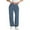 Blue, variant on CaiJunJia Women's Cotton Stretch Sweatpants Baggy Wide Drawstring Straight Leg Pants with Pockets
