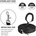 thumbnail image 3 of GHSDFBB Training Leads for Dogs-Nylon Long Training Dog Leash Long Dog Recall Lead,Long Line for Dog Tracking Training,Long Lead Leash for Pet Recall Obedience with Comfortable Padded Handle(30M, 3 of 7