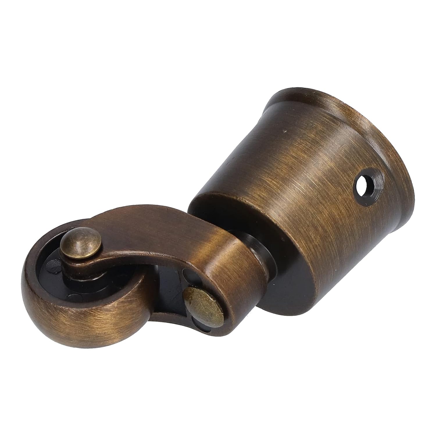 SLGHLSAHG Caster Wheels Round Cup, Casters Set of 4 Vintage Matt Wheels for Furniture Silent Threaded Casters Swivel Caster Wheels Threaded Stem Casters Locking Wheels Cart Wheels A65941