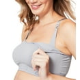thumbnail image 5 of Cake Maternity Cotton Candy Wirefree Nursing Bra for Breastfeeding, Seamless Maternity Sleep Bra, Steel Grey, Medium, 5 of 6