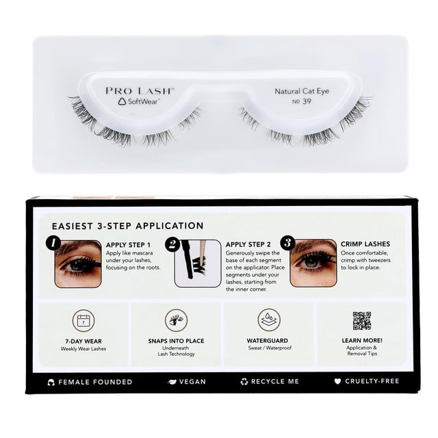 Kit Lash Clusters Pro Lash SoftWear Clean Girl Mini para 7 días