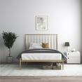 thumbnail image 4 of DHP Giulia Modern Metal Platform Bed, Queen, Gold, 4 of 10