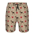 thumbnail image 4 of Naloa German Shepherd Dog Men's Beach Shorts, Surfing shorts, Swim trunks, Quick Dry Swim Trunks for Surfing Beach Fun - Large, 4 of 9