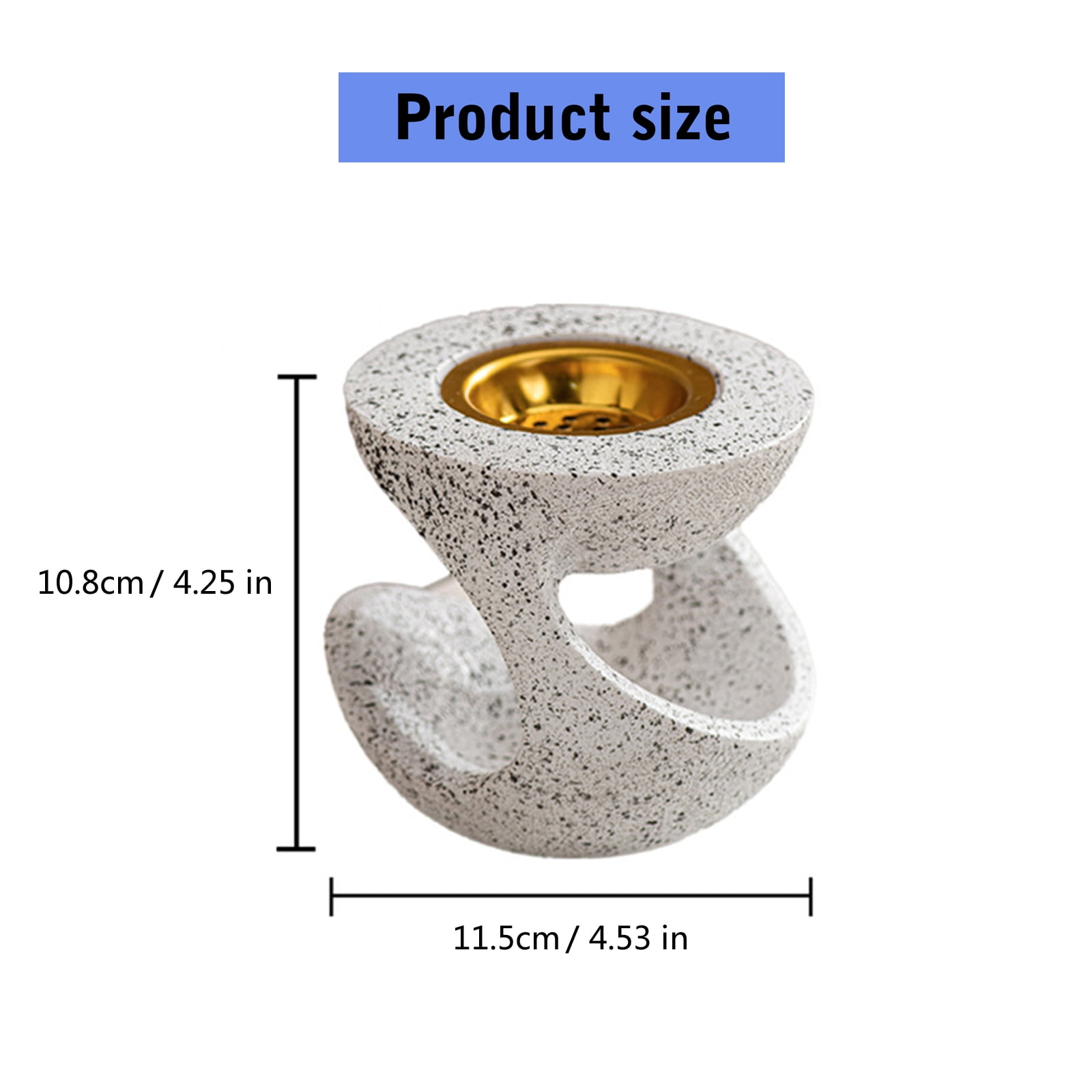 Decorative Frankincense Burners For Home Office with Storage Compartment Middle Eastern Styles Incenses Holder Stove