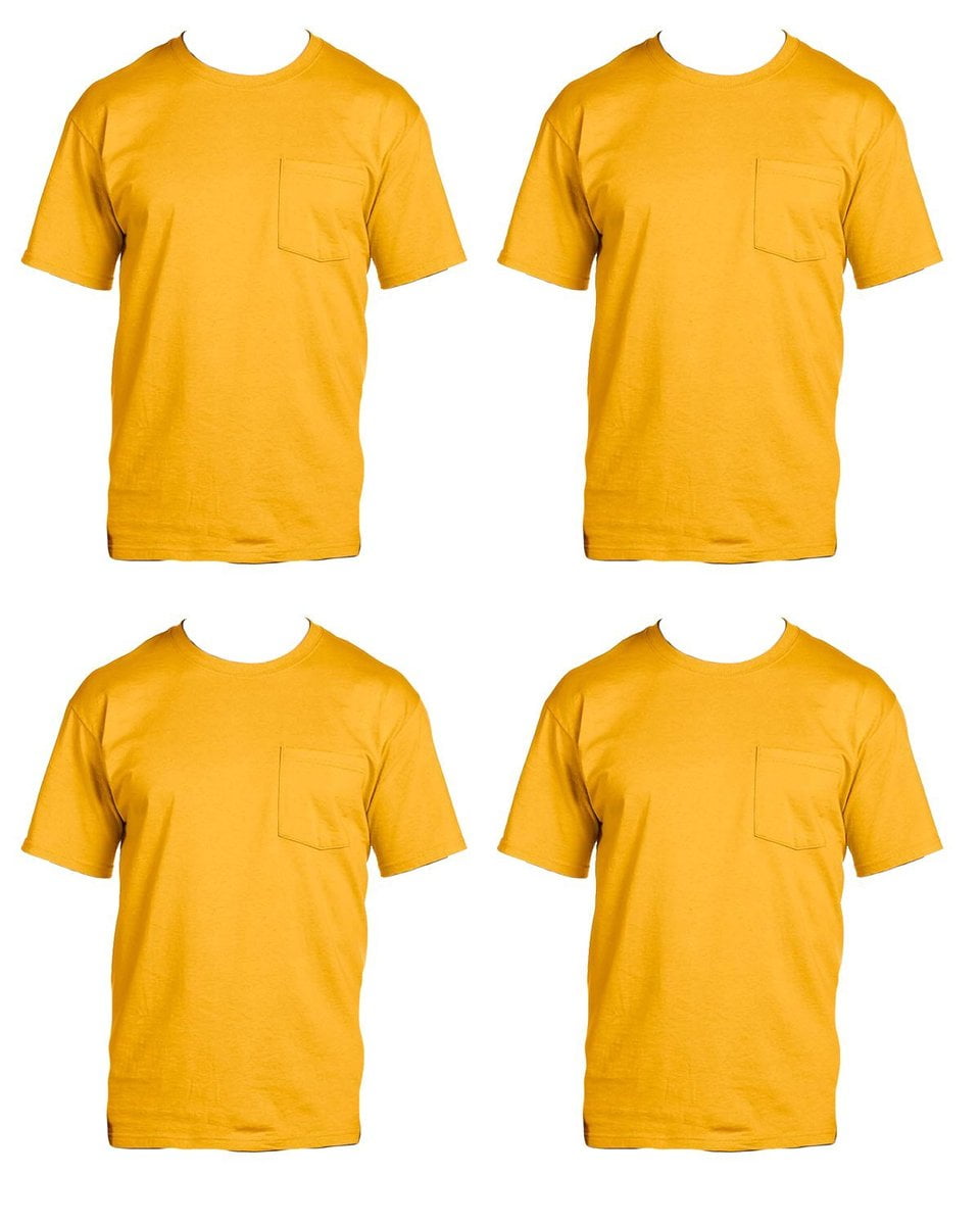 Fruit Of The Loom Mens 4-Pack Of Pocket T-Shirts, Pack Of 4 - Walmart.com