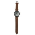 thumbnail image 2 of Vintage Men Watch, Quartz Large Dial, PU Leather Strap, Retro Wristwatch, Business Party, Built in Battery, Comfortable Wear, Simple Design, Suitable for Various Scenarios,, 2 of 7