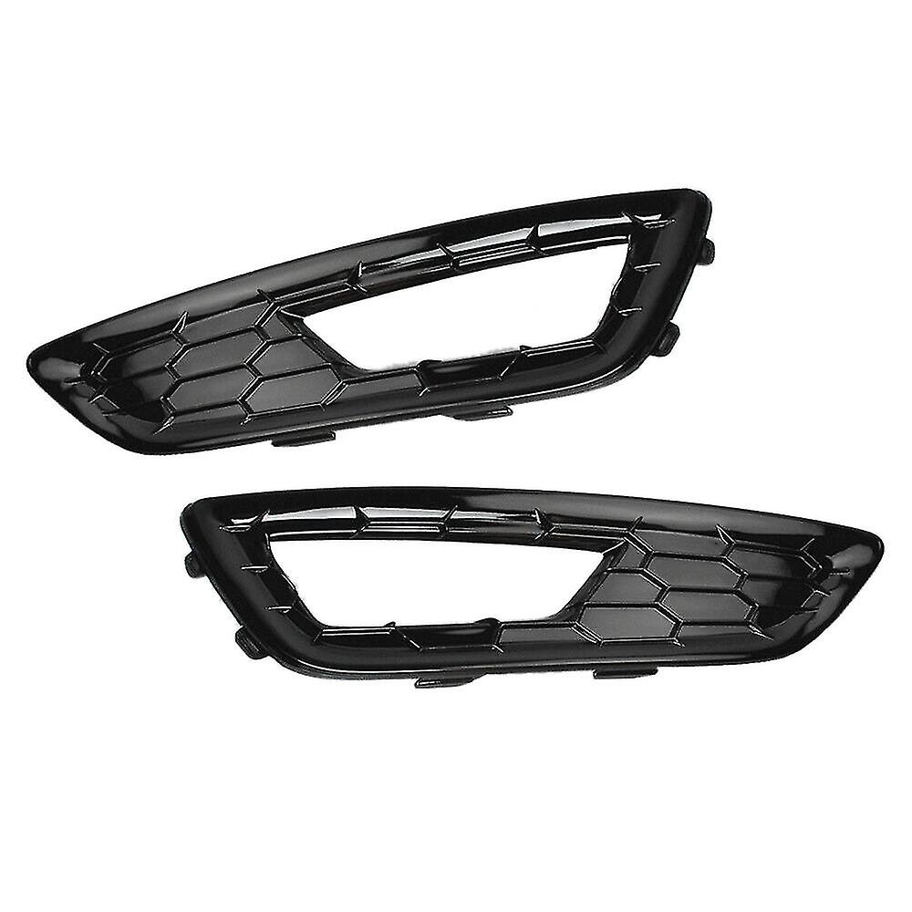 Front Bumper With Grille & Fog Light Covers For Ford Focus 2015-2018 – Unpainted Black