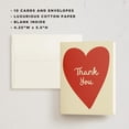 thumbnail image 4 of Greeting Cards 10 Pack Big Heart Wedding 4.25 x 5.5 Inch Blank Thank You, 4 of 5