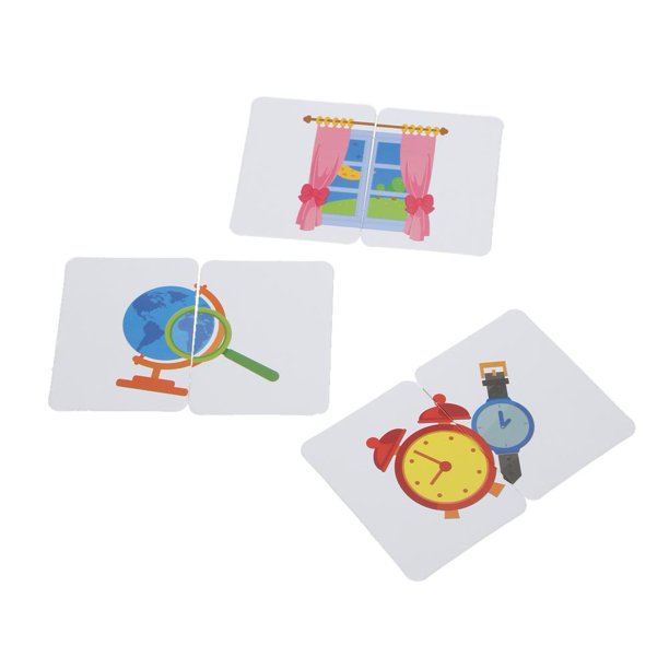 Baby Kids Iron Box Cards Juego a juego Juguete educativo (artículos diarios) Ehuebsd libre de BPA