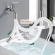 thumbnail image 5 of Bewildely Extensión de grifo, manguera de goma, lavabo de tocador antisalpicaduras, baño, cocina Universal, accesorios de giratorios alargados Juegos de accesorios de baño Blanco 30cm Bewildely HA009319-06, 5 of 6
