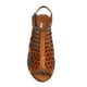 thumbnail image 2 of Sandalia Casual Plataforma con broche Moda Mujer Piel Color Tan rojo 25 Incógnita 001D38, 2 of 4