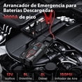 thumbnail image 4 of NEXPOW Arrancador de Auto Bateria de 3000W, Compresor de Aire para Arrancador de Coche de 150 PSI, Bomba de Aire para Arrancador de Batería con Carga Rápida PD de 30W y Pinzas Inteligentes para Coches, 4 of 7