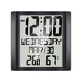 thumbnail image 1 of Reloj despertador digital Gloria de pared 8,6 pulgadas con alarma y temperatura interior, 1 of 9