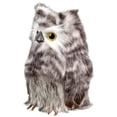 thumbnail image 5 of Standing Owl Christmas Figure - 7" - Ash Gray and White, 5 of 5