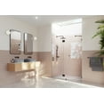 thumbnail image 2 of Halo 58.75 in. x 78 in. Glass Hinged Fully Glass Shower, 2 of 6