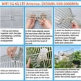 thumbnail image 5 of 2x2 Mimo Parabolic Grid Antenna Kit 698-6000MHz, 30dBi Directional Outdoor Antennas for 4G LTE and 5G Routers, Hotspots and Gateways, 5 of 8