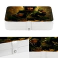 thumbnail image 4 of Saint Patrick's Day Elegant PU Leather Jewelry Organizer Box with Removable Compartment, Portable Earring Organizer and Bracelet Holder, 4 of 6
