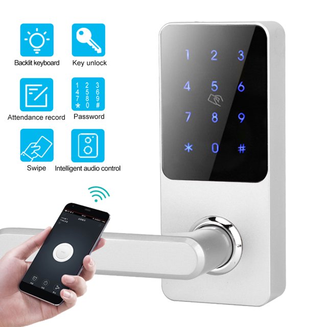 Electronic Door Lock, Touch Screen Door Lock Code Door Lock CardDoor Lock, Smart Security For School Locker