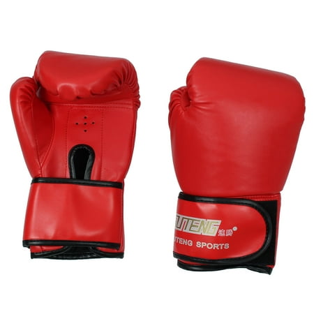 SUTENG Authorized Adult Unisex Sports PU Sparring Punching Bag Mitts Kickboxing Training Boxing Gloves Pair