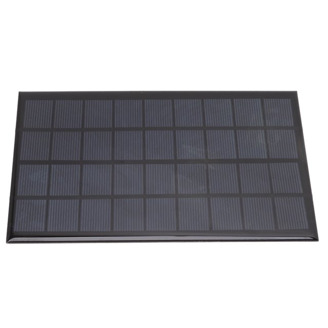 Panel de batería solar, Polisilicio de panel de epoxi solar de alta tasa de conversión de 9V 3W ampliamente utilizado para linternas solares ANGGREK Otros