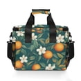 thumbnail image 7 of FORMRS Insulated Cooler Bag 24 Cans Capacity Soft Leakproof Lunch Box with Side Pockets, Floral Orange Pattern, 7 of 7