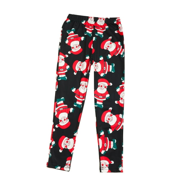 Pantalones Para Niños Estilo Navideño Moda Infantil Pantalones Casuales Niñas Niños Pantalones Caseros Multicolor Odeerbi LM103-11054