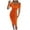 Orange, variant on Bigersell Ladies Summer Dresses Summer Female V-Neck Short Sleeve Knee Length Night Out Dress Style D-119 Club Dresses Ladies Party Night Plus Size Summer Dresses , Blue S