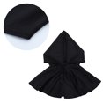 thumbnail image 3 of 1 unidad de disfraz de Halloween, capa, disfraz de actuación, accesorio de cosplay, disfraz de muerte, negro para fiesta de Halloween, adultos, 3 of 5