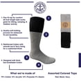 thumbnail image 5 of SOCKS'NBULK Mens Cotton Thermal Tube Socks, Cold Weather Boot Sock Shoe Size 5-10, 5 of 7