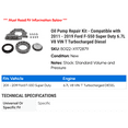thumbnail image 2 of Oil Pump Repair Kit - Compatible with 2011 - 2019 Ford F-550 Super Duty 6.7L V8 VIN T Turbocharged Diesel 2012 2013 2014 2015 2016 2017 2018, 2 of 2