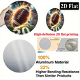 thumbnail image 3 of 2D Flat, Perfect Football Gift for Fans Football-Themed Round Metal Sign - Perfect for Home, Cafe, or Garage Decor Ideal Gift for Sports Fans, Perfect for Room Decor8*8in, 3 of 6